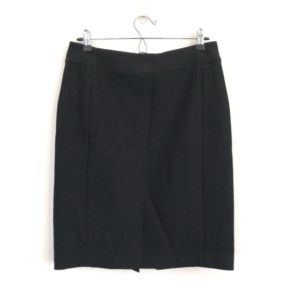LOFT black ponte pencil skirt - Picture 1 of 4